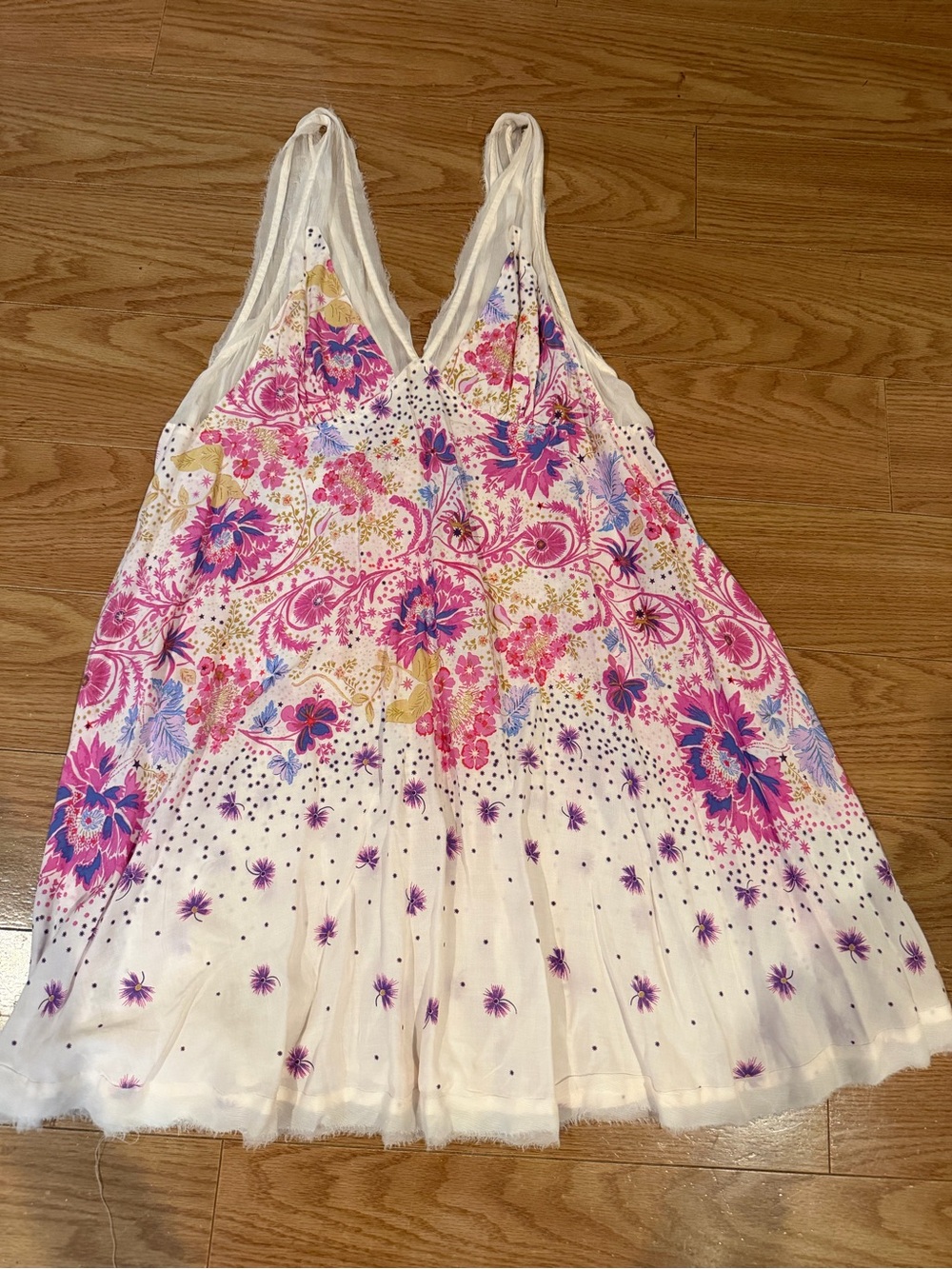 Free People Longwood Printed Slip Mini Dress